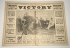 Victory Rare   Vintage 1913 Silent Us Navy War Film Movie Herald 6-reel Feature