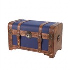 Wooden Storage Chest Vintage Storage Chest Antique-style Wooden Trunk For Home