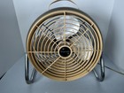 Vtg Portable Electric Vornado Fan Bronze Cream 12  Round Works