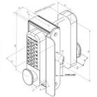 Gatemaster Wooden Gate Digital Lock Double Right Hand  bdgwr 