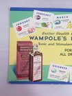 Wampole s Preparation Medicine Advertisement Old Vintage Paper Ink Blotter