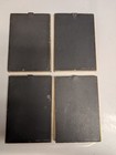 Lot Of 4 Gold Tone Metal Hummel Children Art Frames  5in Made In Germany 1945