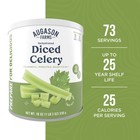 Dehydrated Diced Celery Emergency Food Supply  73 Servings  25 18 Oz  Green
