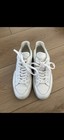 Flaneurz Detachable Roller Skates Veja White Leather Quad Skates Size 8