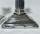Antique Solid Sterling Silver Corinthian Column Candlesticks 1919
