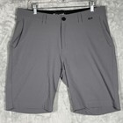 Travismathew Beck Mens Golf Shorts Grey Size 33 Performance Stretch 1mh112