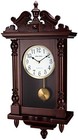 Wall Clock With Real Wood  4 Chime Options  Swinging Pendulum  Antique Vintage 