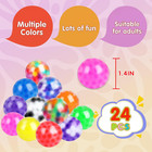 24 Pack Stress Balls  Squishy Ball  Squeeze Balls For Adults  Anti-anxiety And F