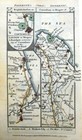 Surrey Sussex Kent Brighton Margate By Paterson C1785 Genuine Antique Map
