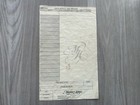 Michael Jordan Signed Reciept Chicago Bulls Hof Jsa Authentic Auto
