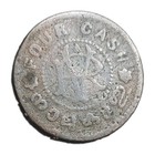 1901 India Travancore 1 Cash Copper Coin Indian Princely State Fine