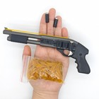 Mini Mechanical Metal Rubber Band Launcher Toy