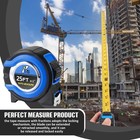 Tape Measure W fractions Steel Measuring Ruler Retractable Easy Read 25 x1  20pk