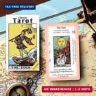 Classic Tarot Cards For Beginners With Meanings - 78 Card Deck Set For Learning