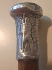 Rare Antique Turn Of The Century Baseball Player Walking Stick cane  