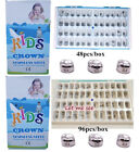 5 48 96pc Dental Kids Adult Crown Stainless Steel Primary Molar Crowns Pediatric