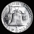 Gem Bu Uncirculated Unc Ms 1951 Silver  franklin Half Dollar  brilliant Luster