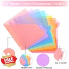 8-tab Binder Dividers W  Pockets Pastel 12 Packs Letter