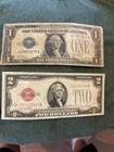 Mixed Currency Lot  Old Money  Paper Money Notes  Us Dollars