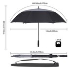 Golf Umbrella Large Size 68 Inches Air Vent Double Canopy Windproof Automatic St