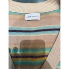 John Elliott Cream Multicolor Striped Button Cardigan