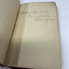 Old Vintage Antique Log Book   Ledger   Journal Ruled Pages Leather Bound