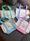 New Trader Joe s Mini Pastel Bag Tote Limited Edition - Pink Purple Blue Green