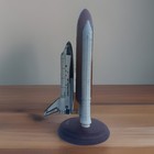 Challenger Space Shuttle Nasa 1 200 Scale Wood Display Model W Stand  1984 