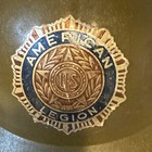 American Legion vfw Aluminum Helmet Vintage Approx  1930s 1940s See Pics