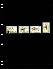  7 00 Scott Value - 1990 Barbados Horse Racing Jockeys Winners Cv Mnh Nh Umm