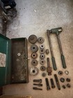 Vintage Greenlee 1804 Ratchet Knockout Punch Driver Set