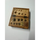 Vintage Central Scientific Co France Analytical Balance Weight Set Wooden Case