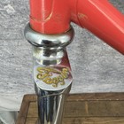 Vintage Faggin Road Bike Frame 53cm Red Lugged Steel Chrome Italy 700c 126mm 80s