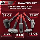 Abn 5pc Hammer Set - Forging Hammer Tool Set Metal Working Tools And Equipment