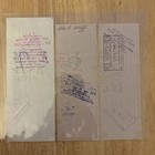 Lot Of 3 Antique Bank Receipts 1917 1921