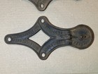 Antique 12  Cast Iron Barn Door Rollers Allith-prouty Co  No 2 1901   1903