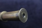     Rare Antique Brass 3-draw Pocket Spyglass Victorian Mini Telescope 1800s