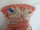 Vintage Style Decorative Pin Cushion Beads Velvet   Fabric Shoe Boot Fetish
