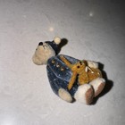 Little Gem Teddy Bears Toy Miniature Bear   Bunny Bedtime Blue Pjs