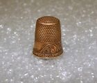 Antique Sewing Thimble 14k Gold Sz 9 Ketchum   Mcdougall 4 9 Gr