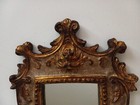 Antique 19th Century Italian Gilded Gold Hand Carved   Beautiful Mirror Antique 