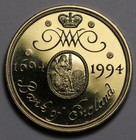 1994 Great Britain Uk -   2 Pounds - 300 Yrs  Bank Of England - Bu - Royal Mint