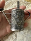 Antique Vtg Sterling Silver Cherub Watering Can Miniature Victorian Angel 57 G