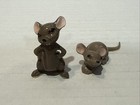 Hagen Renaker Mice Lot 5 Mini Figurines - Bossy Mouse Gray Brown Baby Minis