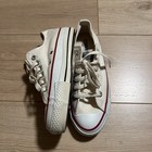 Vintage Converse All Star Low Top White Size Womens 4 5 Made In Usa New