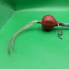 Native American Dancing Gourd Rattle With Horse Hair Beaded Peyote  14   