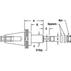 Parlec C40-75sm4 Shell Mill Holder  Cat40  Pilot Dia  75 In