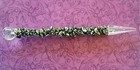 Hematite Wand  With Silver And Quartz Point  Chakra Wand  Hematite Crystal Wand
