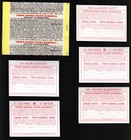 1986 Topps Factory Sealed Sticker Pack Vintage 5 Stickers Per Pack