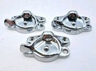 Vintage Window Sash Locks Latch Set Complete Metal Old Hardware Lot Of 3